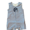 Boys Monogrammed Shortalls