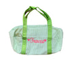 *Seersucker* Medium Duffle Bag