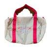 *Seersucker* Medium Duffle Bag
