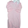 Monogrammed Newborn Baby Gown