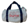 *Seersucker* Medium Duffle Bag