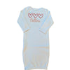 Monogrammed Newborn Baby Gown