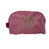 Monogrammed *Gingham* Dopp Kit