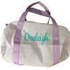 *Seersucker* Medium Duffle Bag