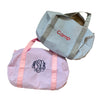 *Seersucker* Medium Duffle Bag