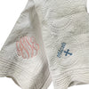 Monogrammed Baby Quilt