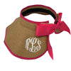 Monogrammed Travel Visor