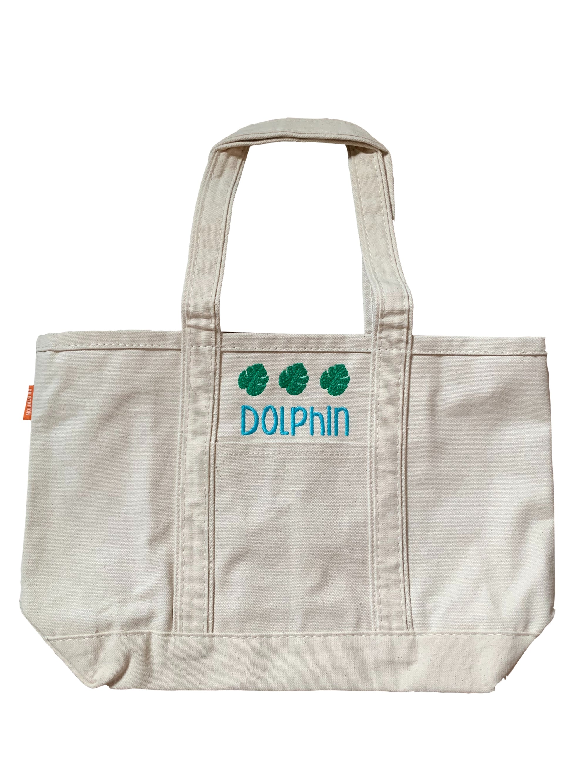 Monogrammed Medium Canvas Tote Bag – Stitch-Able