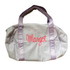*Seersucker* Medium Duffle Bag