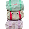 *Seersucker* Medium Duffle Bag