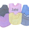 Monogrammed Crab Bib