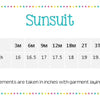 Monogrammed Cotton Ruffle Sunsuit