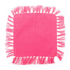 Monogrammed Fringe Cocktail Napkins