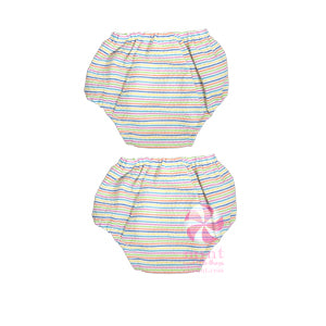 Monogrammed Seersucker Diaper Cover