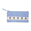 Monogrammed Smocked Accessory Pouch
