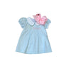 Monogrammed Pleated Dress