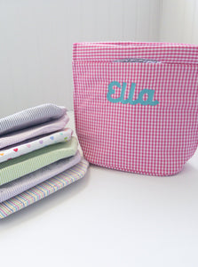 Kids Monogrammed Insulated Lunch Tote